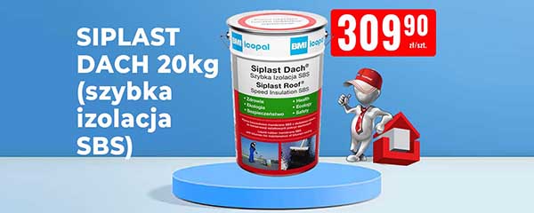 SIPLAST DACH 20kg (szybka izolacja SBS) ICOPAL